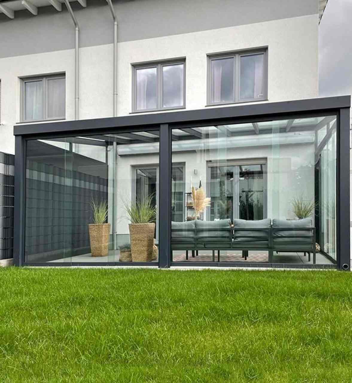 Moderner Wintergarten aus Aluminium